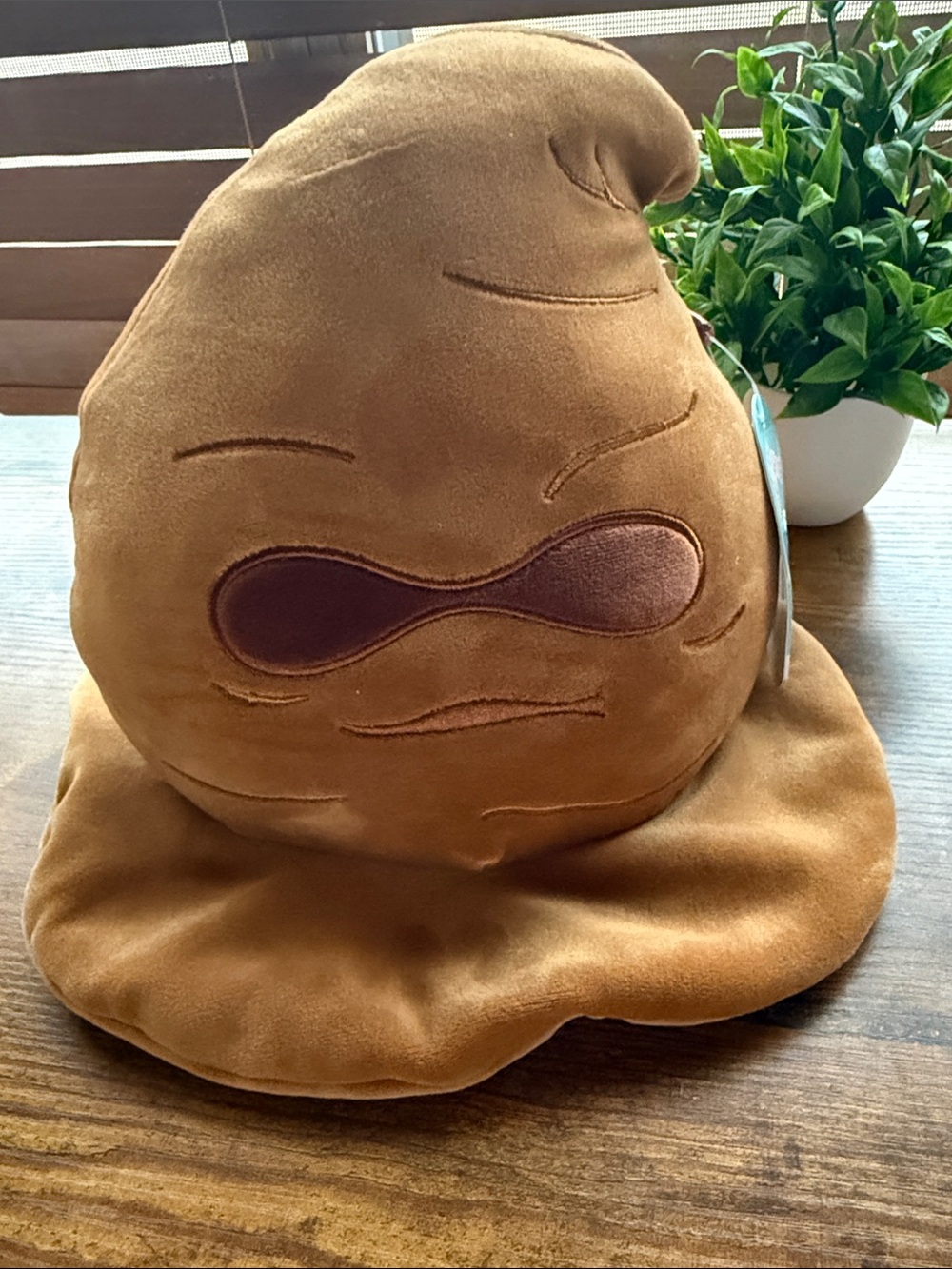 Squishmallows Harry Potter Sorting Hat Plush in Brown